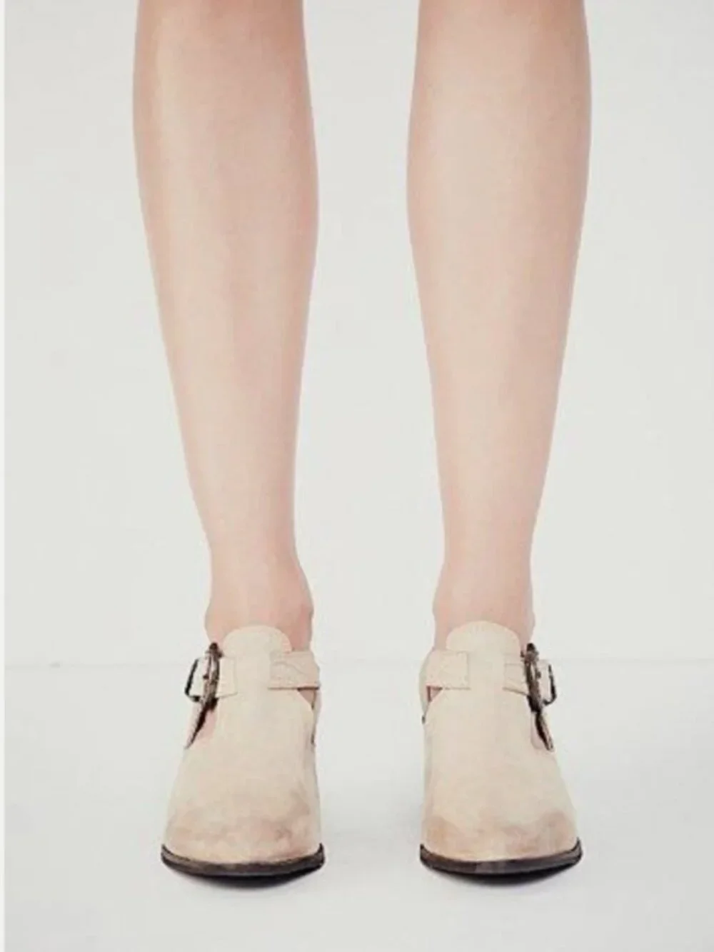 New Free People Landlocked Western Ankle Boots size 8 MSRP: $228 Leather